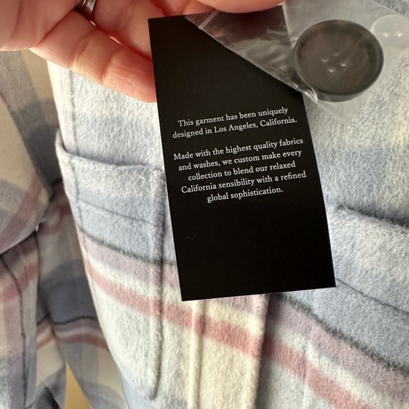 Rails Womens Connie Blue Wool Blend Collared Warm Wool Coat Outerwear NWT - Picture 10 of 11